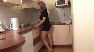 Kitchen pulverize with Grandmother