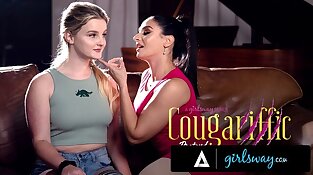 GIRLSWAY Big-chested Cougar Sheena Ryder Wants To Rail The Nanny